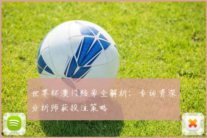 世界杯澳门赔率全解析：专访资深分析师获投注策略