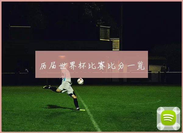 历届世界杯比赛比分一览