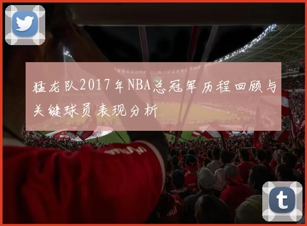 猛龙队2017年NBA总冠军历程回顾与关键球员表现分析