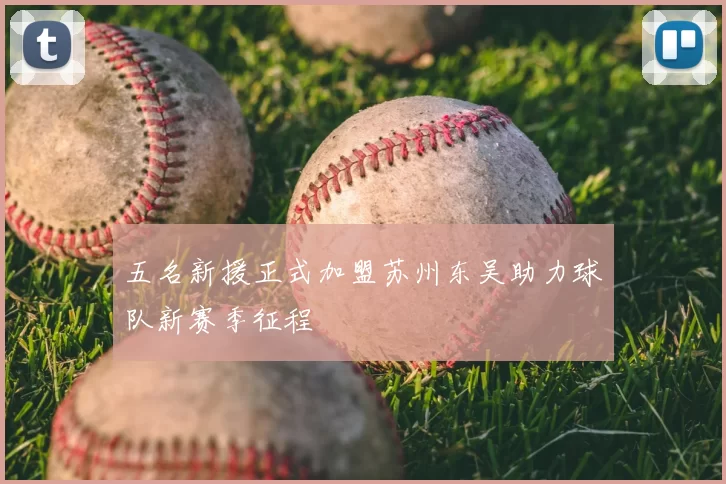 五名新援正式加盟苏州东吴助力球队新赛季征程
