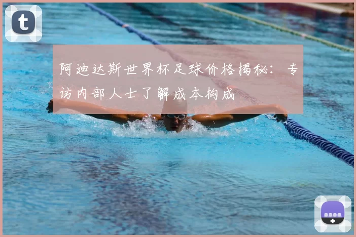 阿迪达斯世界杯足球价格揭秘：专访内部人士了解成本构成